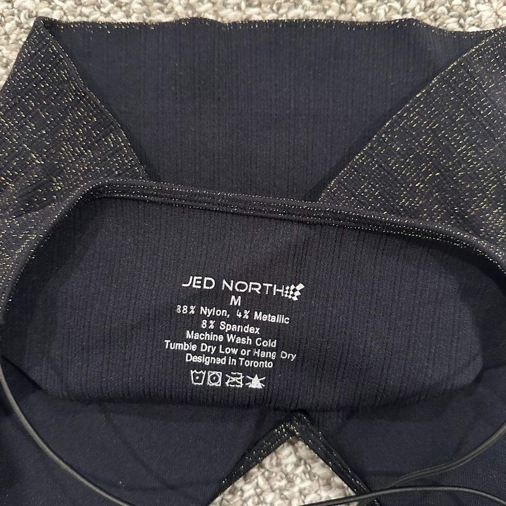 Jed North Metallic Black Activewear